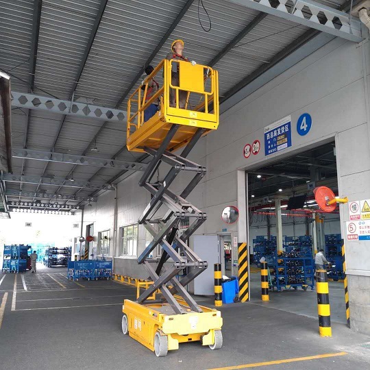 广东美的空调购买极悦注册剪叉式高空作业平台